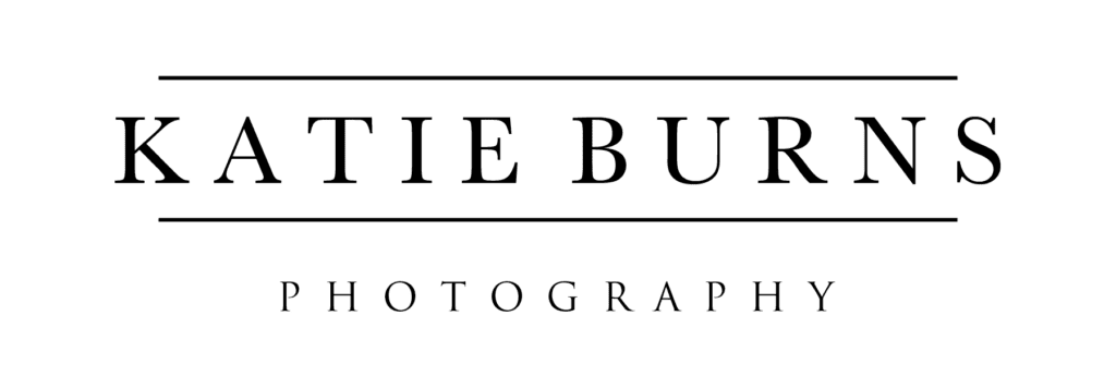 Katie Burns Photography logo Black and White